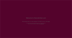 Desktop Screenshot of diannacohen.com